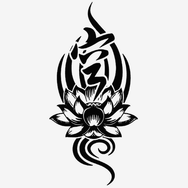 Fiore di loto tribale