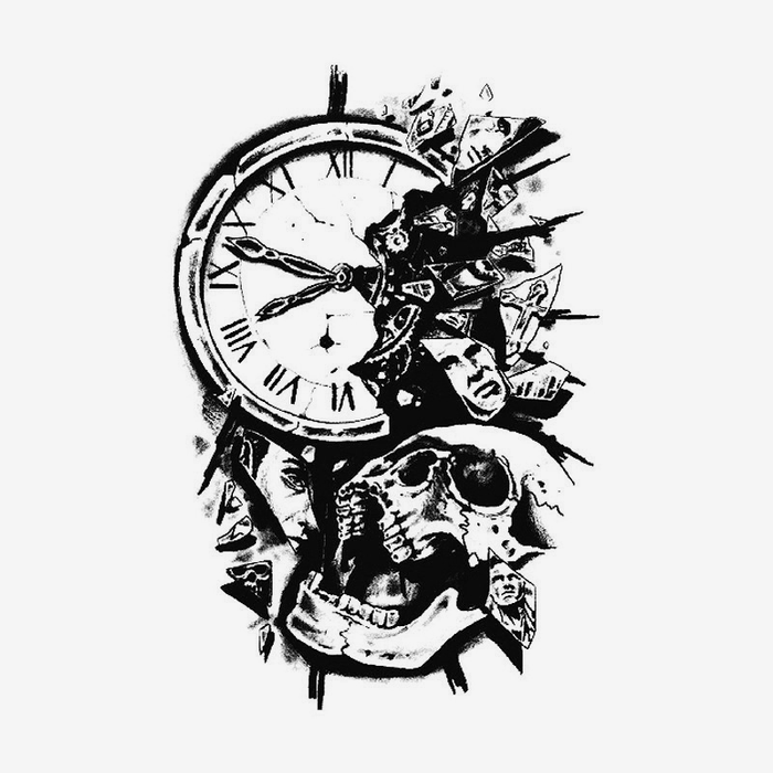 Teschio del tempo