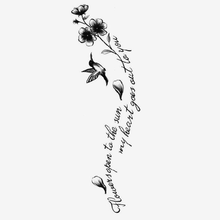 Flowers open to the sun any heart goes out to you