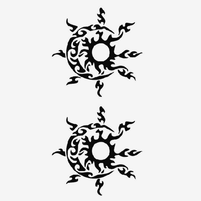 Sole e luna tribali