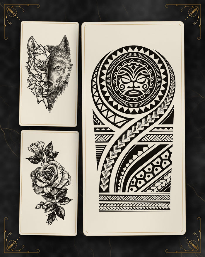Pacchetto 7: tutti i tatuaggi semi-permanenti del pacchetto