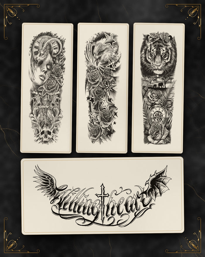 Pacchetto Animali Alati: tutti i tatuaggi semi-permanenti del pacchetto