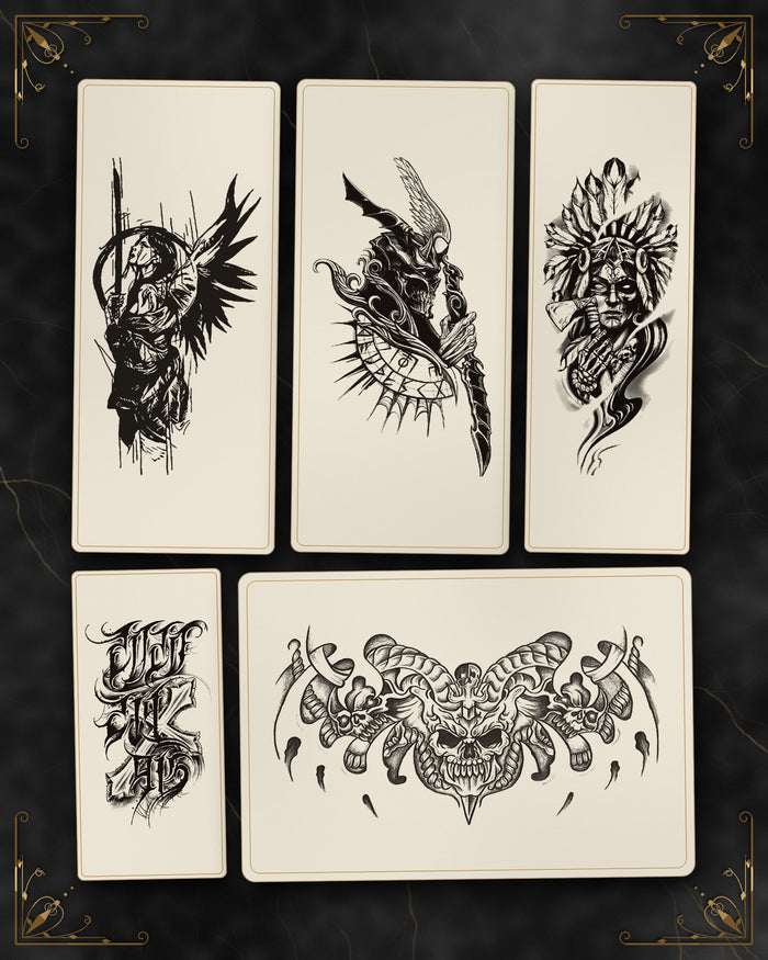 Pacchetto Caduto: tutti i tatuaggi semi-permanenti del pacchetto