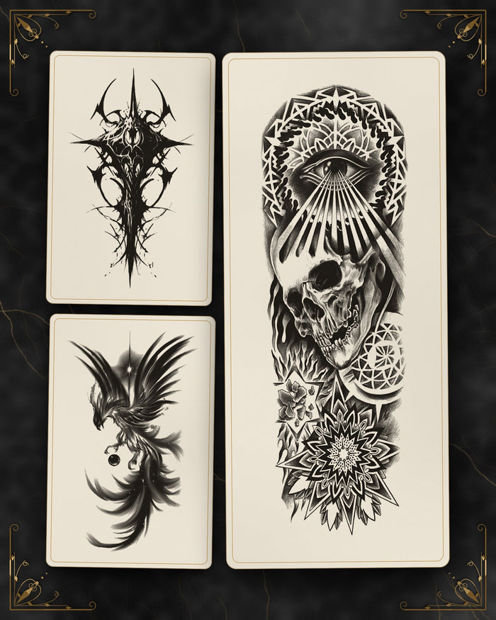 Pacchetto Oscuro: tutti i tatuaggi semi-permanenti del pacchetto