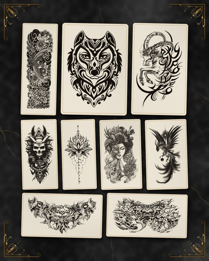Pacchetto Oscuro: tutti i tatuaggi semi-permanenti del pacchetto