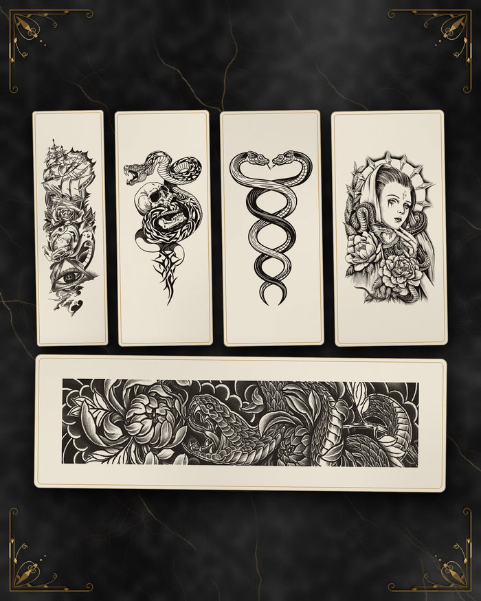 Pacchetto Serpenti: tutti i tatuaggi semi-permanenti del pacchetto