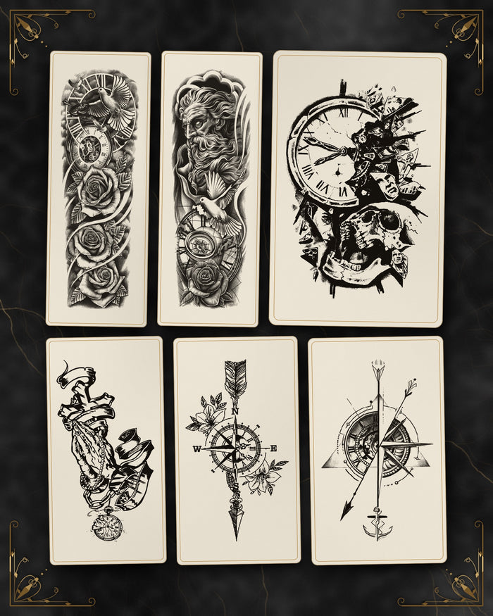 Pacchetto Tempo: tutti i tatuaggi semi-permanenti del pacchetto