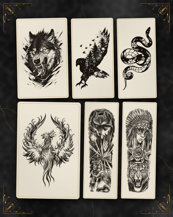 Pacchetto Wild: tutti i tatuaggi semi-permanenti del pacchetto